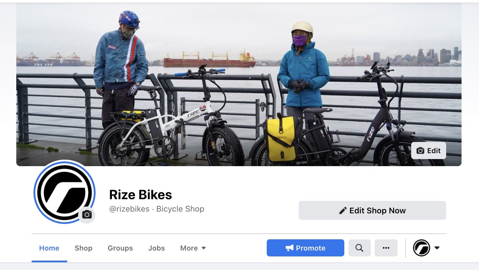 Please Follow Rize Bikes on Facebook!