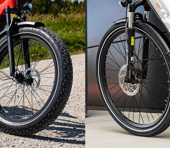 Fat Tire VS Regular Tire eBike